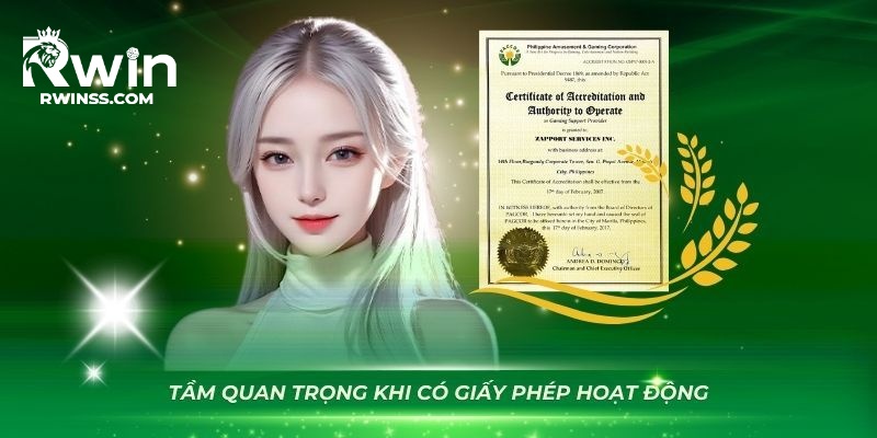 Được cấp phép giúp thể hiện tính bảo mật