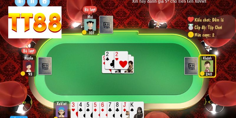 Những tổ hợp quan trọng của game Tiến lên